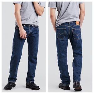NWT Levi’s 505 Regular Straight Blue Jeans 34x32